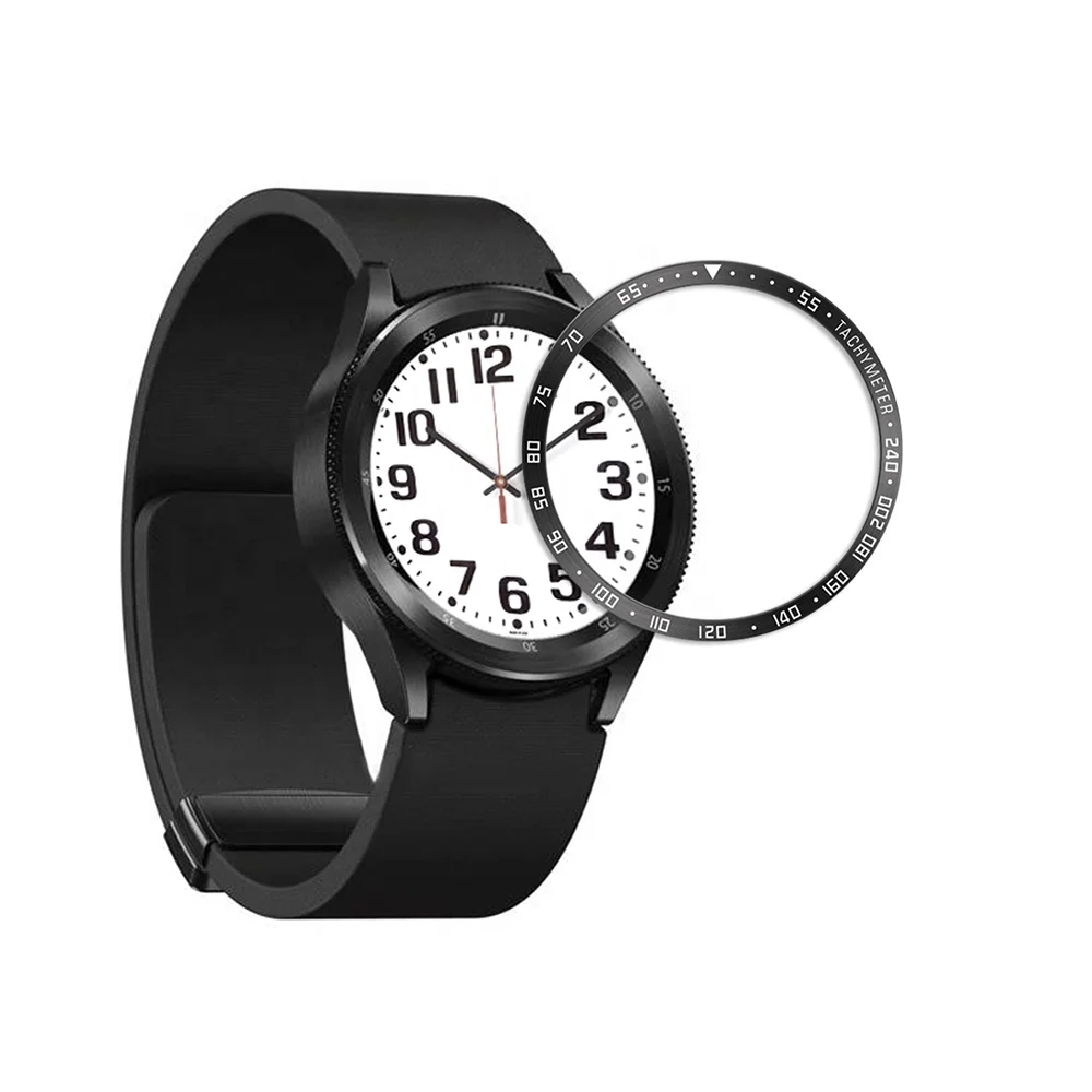 For Samsung Watch 6 Metal Case Frame Stainless Steel Protective Bezel Ring For Samsung Watch 6 Classic 43mm 47mm PC Bezel Ring