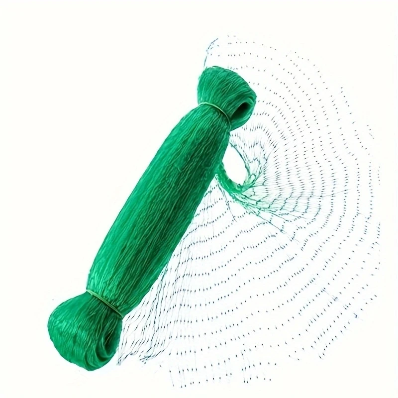 Green Color PE Extruded Bird Net For Fruit Trees Flowers