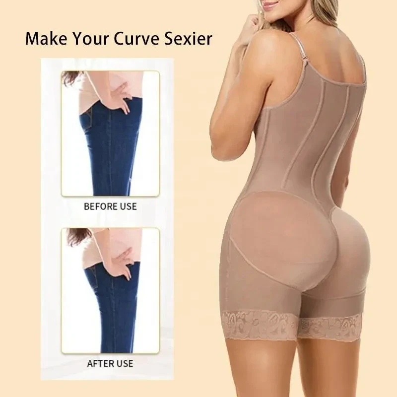 Private Label Rod Shapewear Stage 3 Bbl Faja Butt Lifter Shaper High Compression Girdle Fajas Colombianas Post Surgery Garment