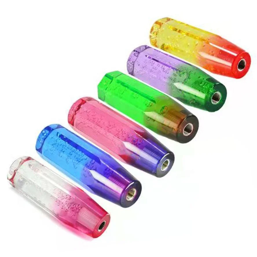 10cm 15cm 20cm 25cm 30cm 35cm 40cm Auto Universal Dildo Acrylic Crystal Bubble Shifter Lever Head Car Crystal Gear Shift Knob