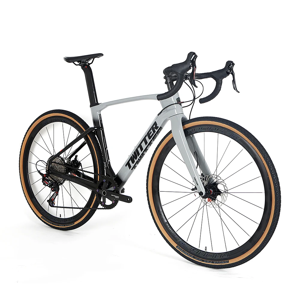 TWITTER Gravel V2 T900 Carbon Fiber Road Bike RS 12 Speed 700C*40C Gravel Bike Bike
