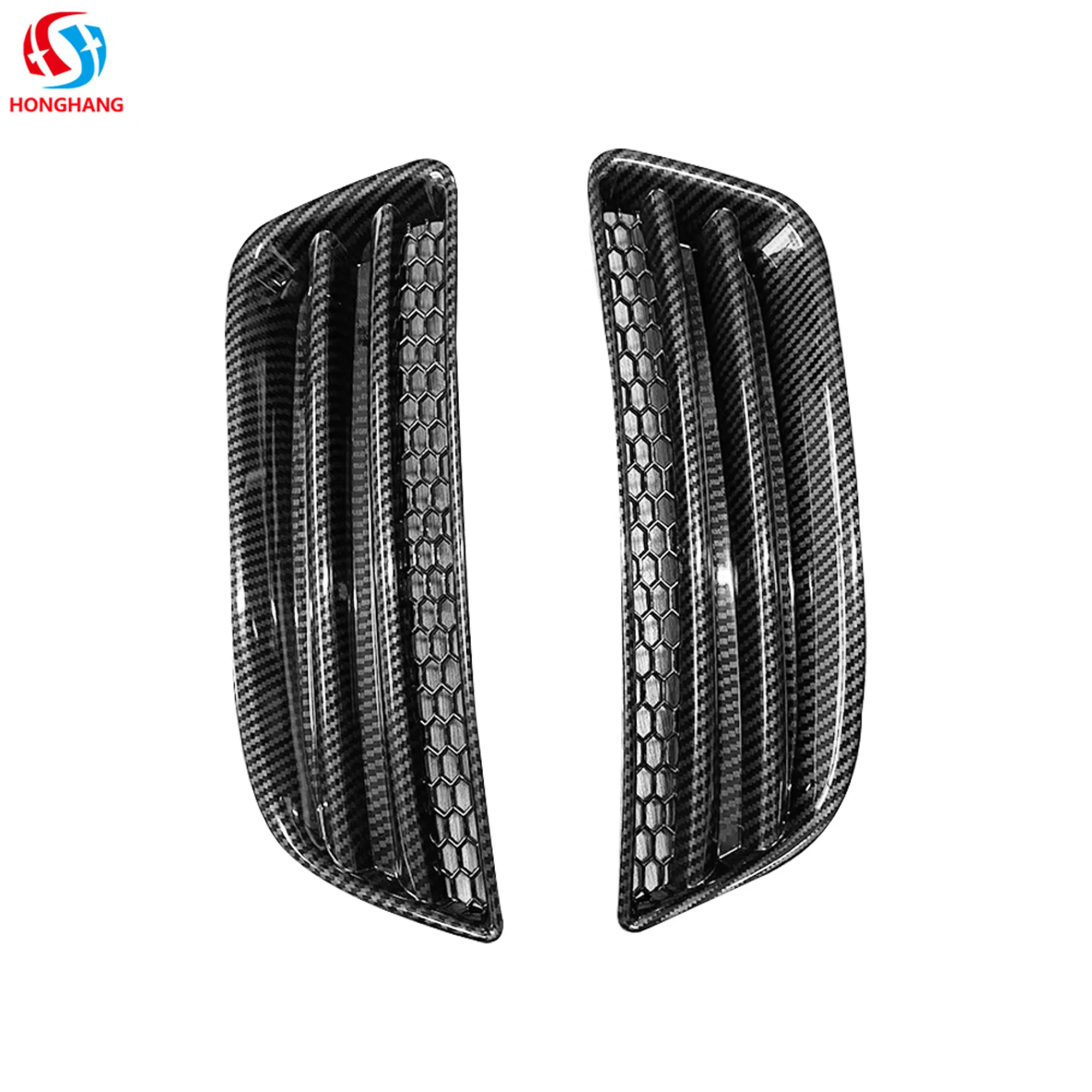 Honghang factory floor price promotion car decoration body parts, auto parts front fog lamp cover for dodge charger accessories