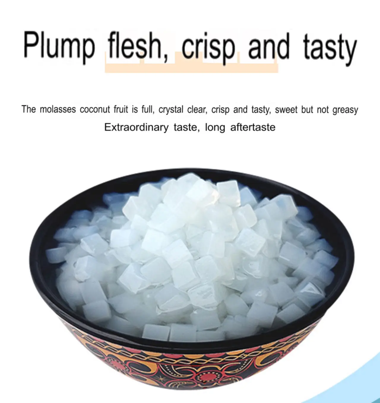 BOBER TEA 2.5kg Nata De Coco Coconut Jelly Topping for Bubble Tea