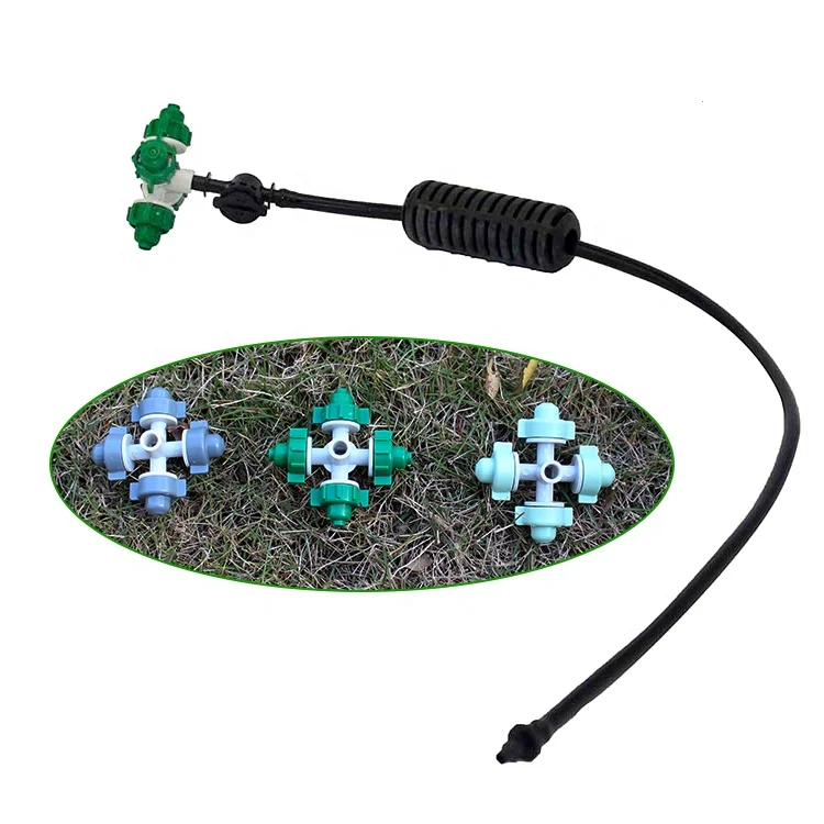 Cross Fogger Mist Sprayer Drip Irrigation System Micro Sprinkler for Greenouse
