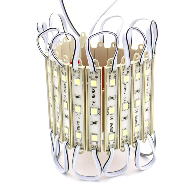 7012/6409 DC 12 В SMD 5054 светодиодный модуль 0 72 Вт теплый белый IP65 эпоксидный 3LED на