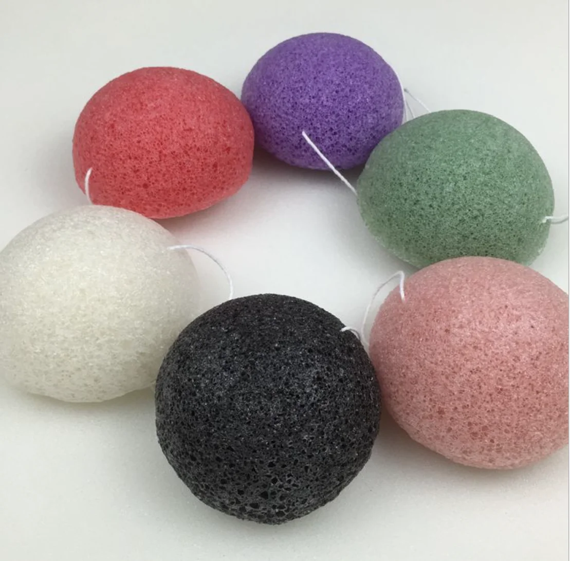  Губка для лица konjac губки