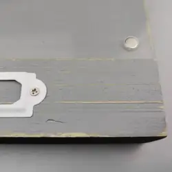 Free stamding acrylic magnet photo frame  with memo holder