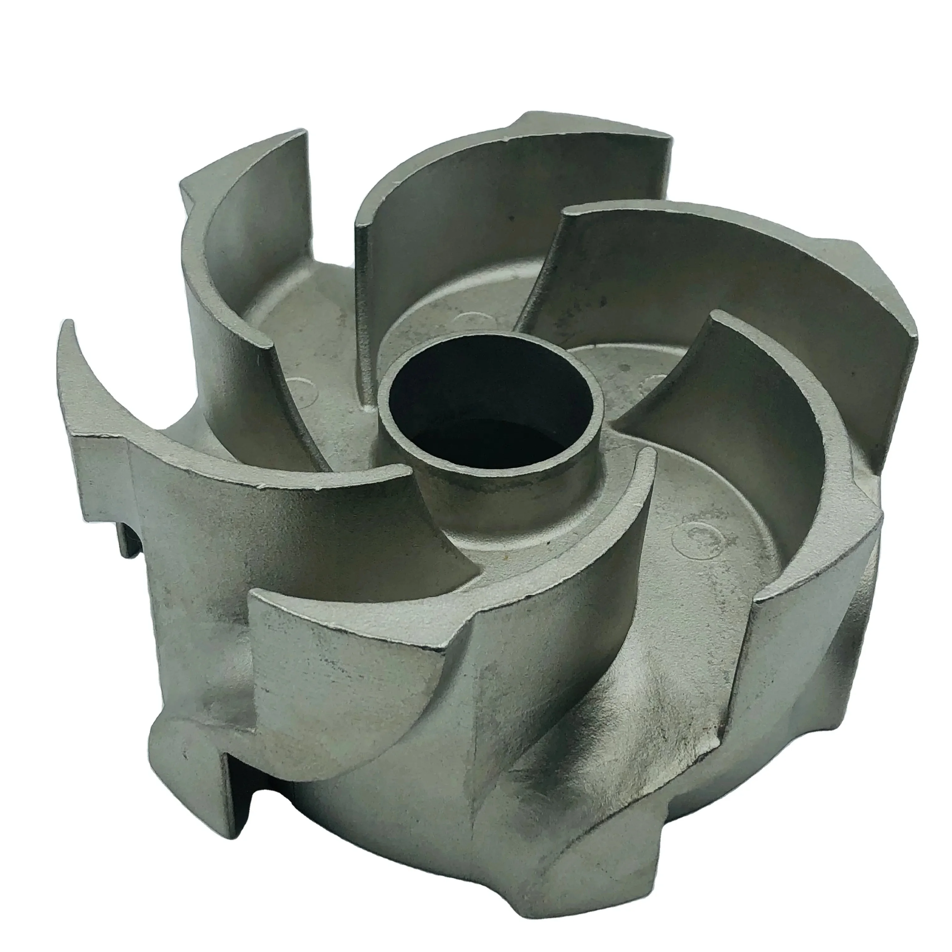 Customized Semi-Open Impeller Stainless Steel Casting Turbine Pump Water Pump Impellers Foundry