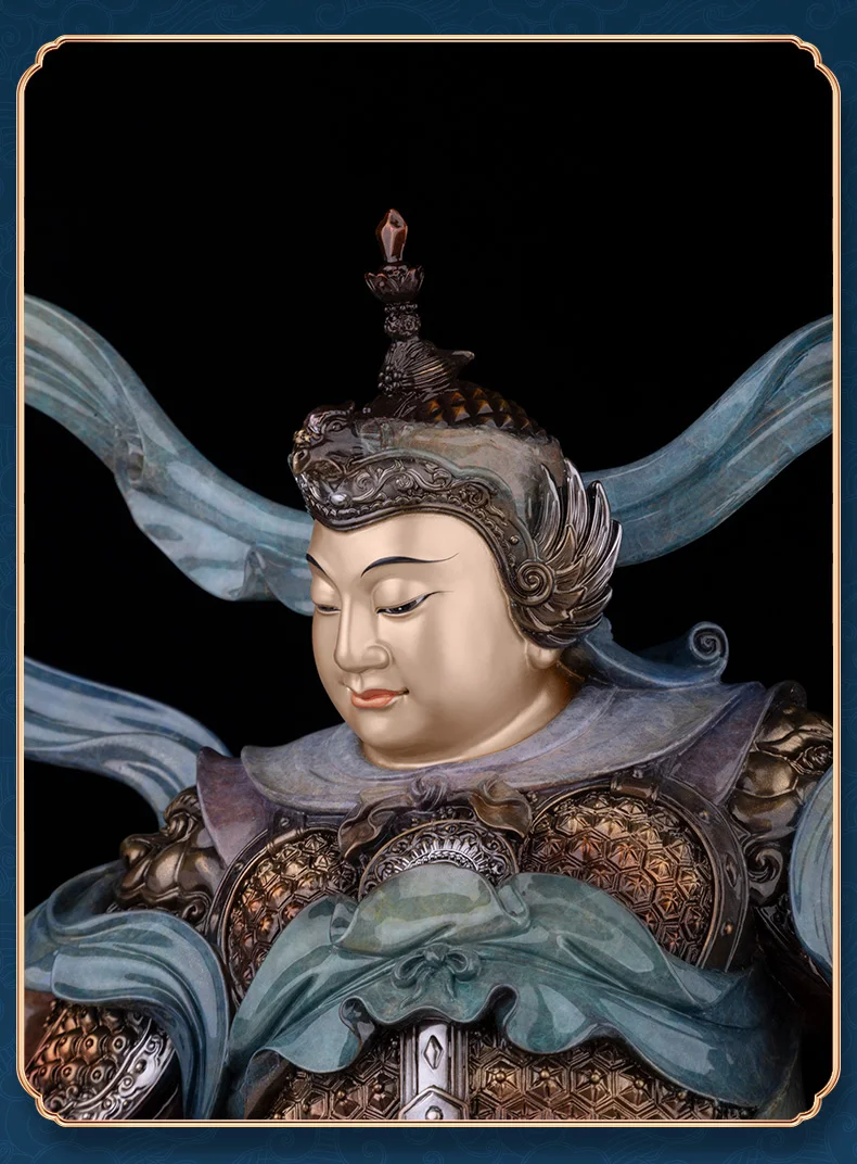  Exquisite religious GALAMVEDA Guan Yu Buddha statue