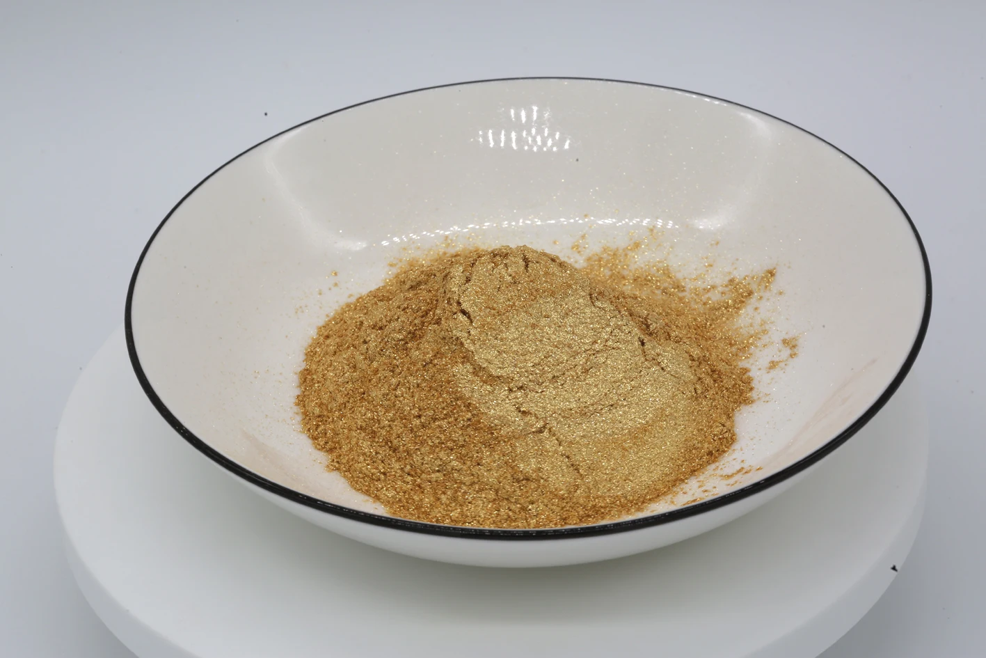 Firing Temperature 550-1150 Golden Metallic Pearl Shinning Ceramic Glaze Powder Pigments