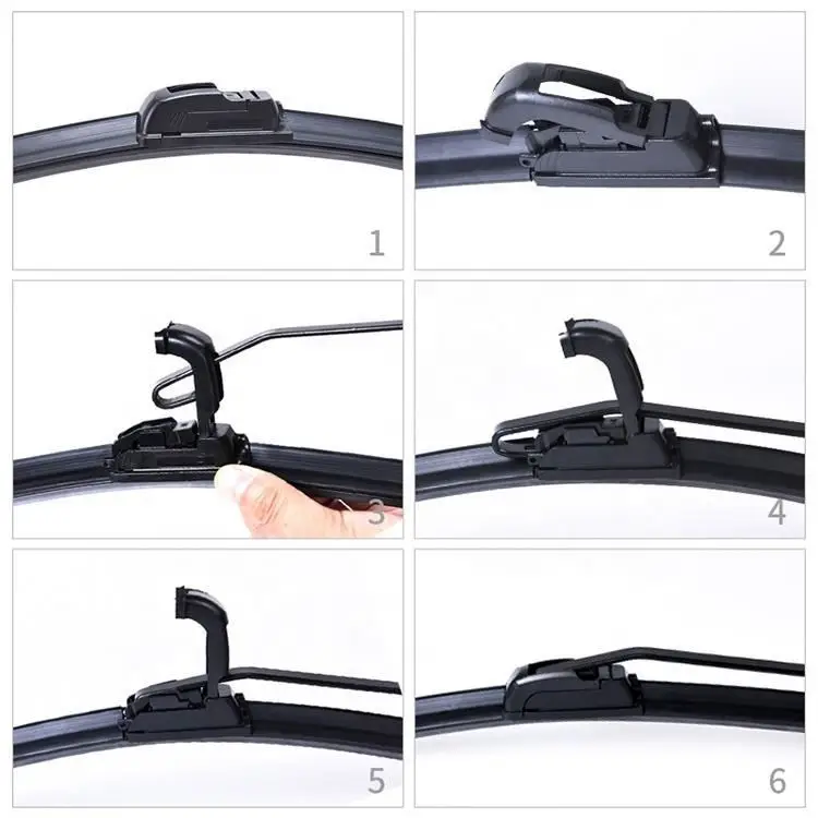 Conventional wiper,U-Hook  Frame windshield car glass wiper
