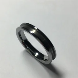 2022 Factory Price 4MM Women Wedding Bands Ring Tungsten Carbide Ring Blank for Inlay