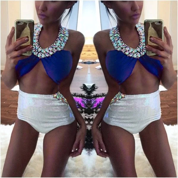 MLY Famous brand custom design bikini two piece swimsuit sexy swimwear and beachwear