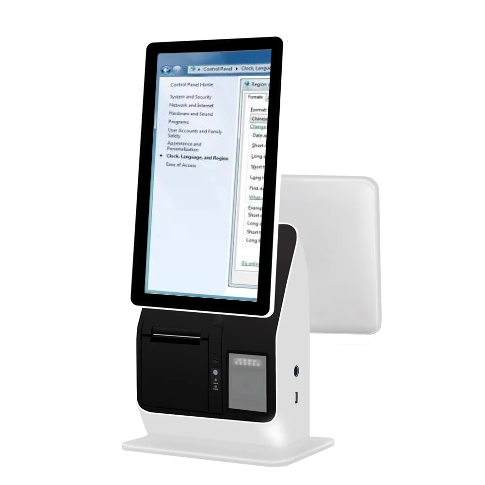 Card Reader Payment New Mobile Touch Pos Terminal System Window Android Restaurant Self Service Food Ordering Kiosk