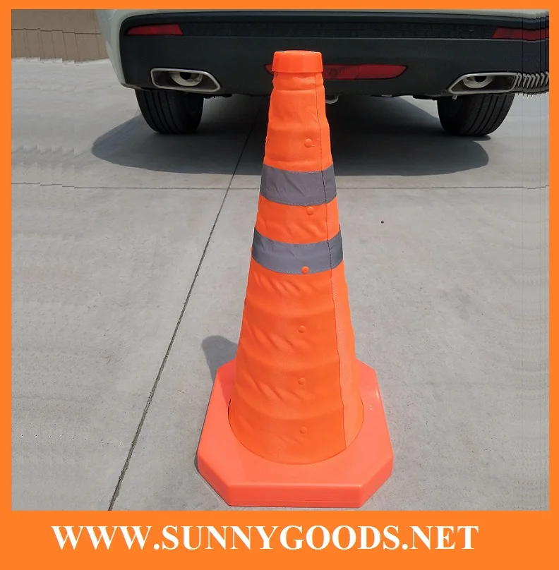 height 700mm retractable road safety cones pop up cone foldable traffic cone