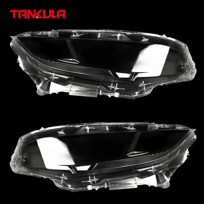 Auto Body Parts PC Transparent Headlight Lens Cover Headlight Glass Cover For Honda Civic 2016 2017 2018 2019