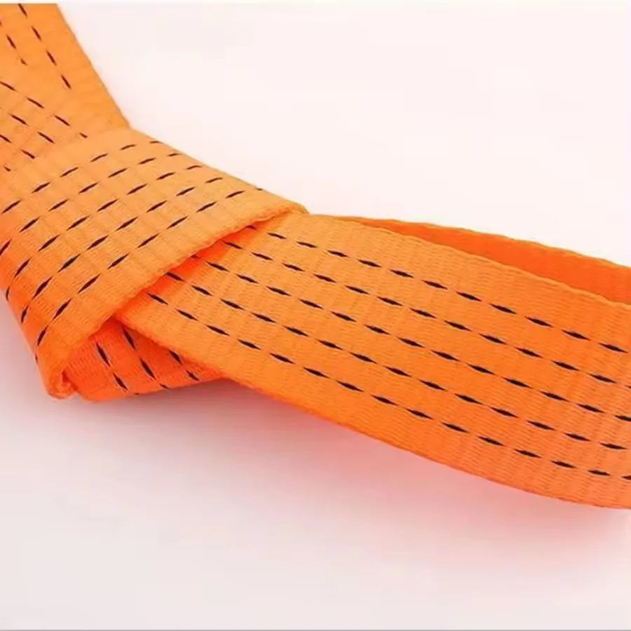 Heavy Duty  Polyester Webbing Sling For Ratchet Tie Down Straps Lashing Strap