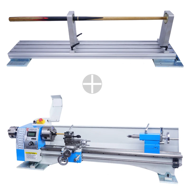 210 Lengthened Precision Double Chuck Manual Lathe Repair Billiard Cue