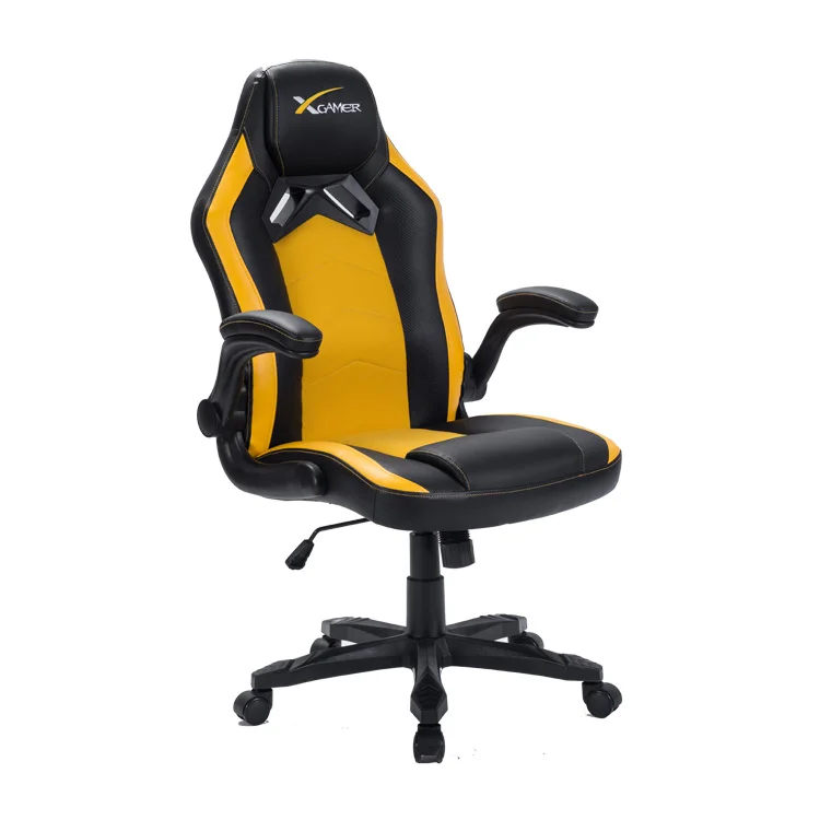 Wholesale custom logo yellow pu leather computer racing home office chair