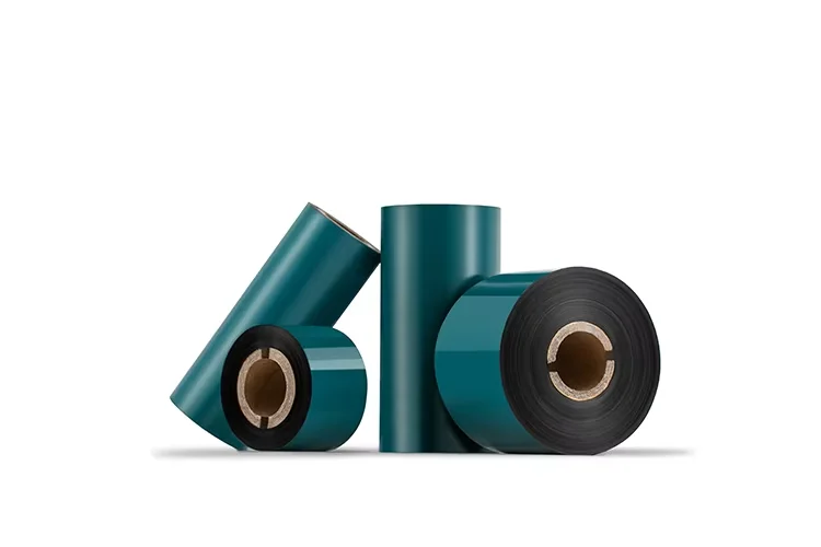 China Manufacture 100*300mm Satin RibbonRbbonThermal Barcode Wax Resin Ribbon Thermal Transfer Ribbon for Thermal Ribbon Printer
