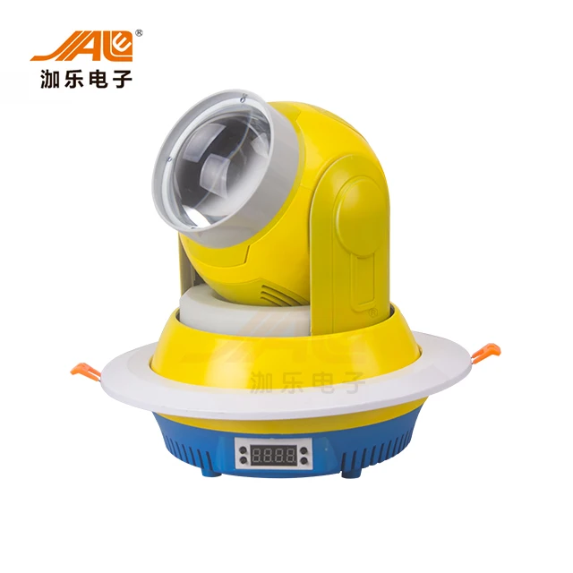Pure beam LED moving head light yellow housing professional spot mini led moving head light for night club