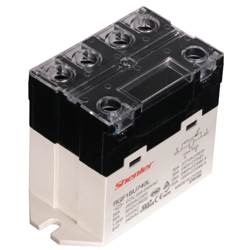 Shenler RGF1BU012L high-power relay 12vdc230v30a source manufacturer produces industrial miniature pcb power relay 12 v