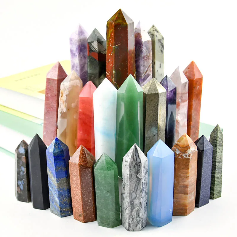 Hot Sale Natural Crystal Healing Stone Bulk Crystal Tower Crystal Wand Points