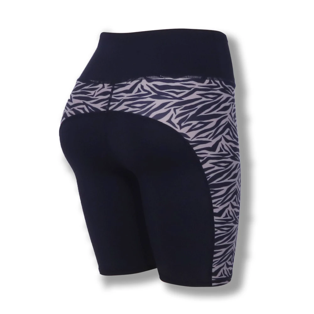 NVGTN Supplier Wholesale Women Yoga Shorts Running Gym Workout  zebra Sublimated Yoga Shorts Spandex Short Pants