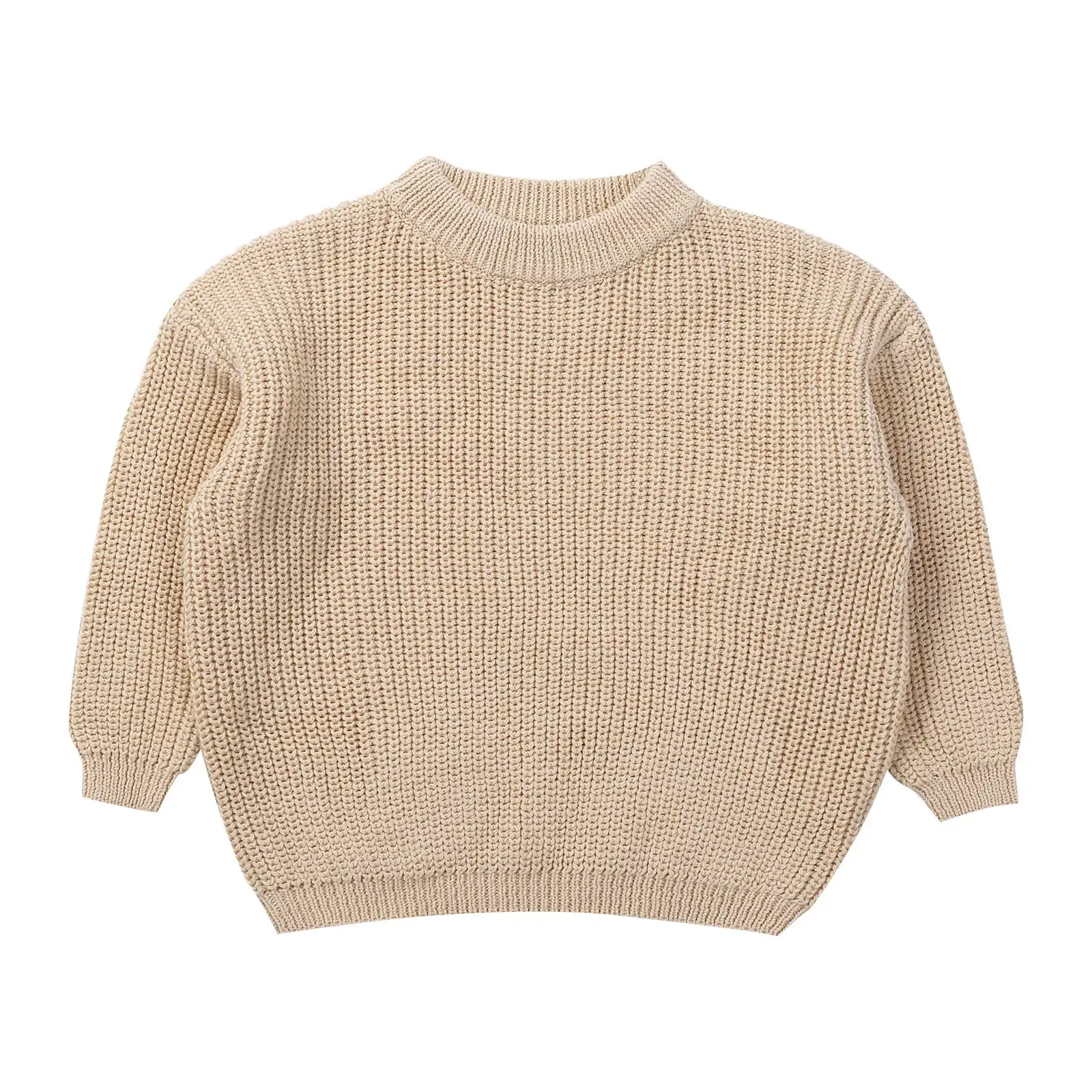 Baby Girl Boy Knit Sweater Blouse Pullover Sweatshirt Warm Crewneck Long Sleeve Tops for Infant Toddler