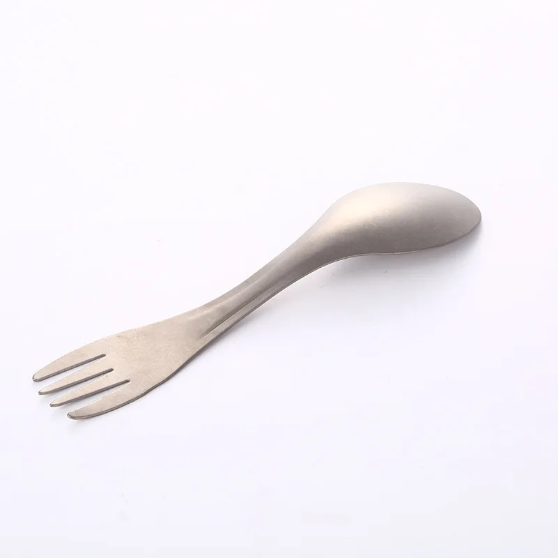 
High Quality Titanium Camping Fork Spoon Spork For Travel 