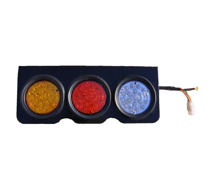 Led rear combined tail lamp with license plate new durable 36 color car trailer tail lamp