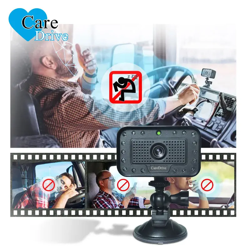 CareDrive MR688B DSM Camera System Driver State Monitor Fatigue Distraction Yawning Alarm with Signal Video Output
