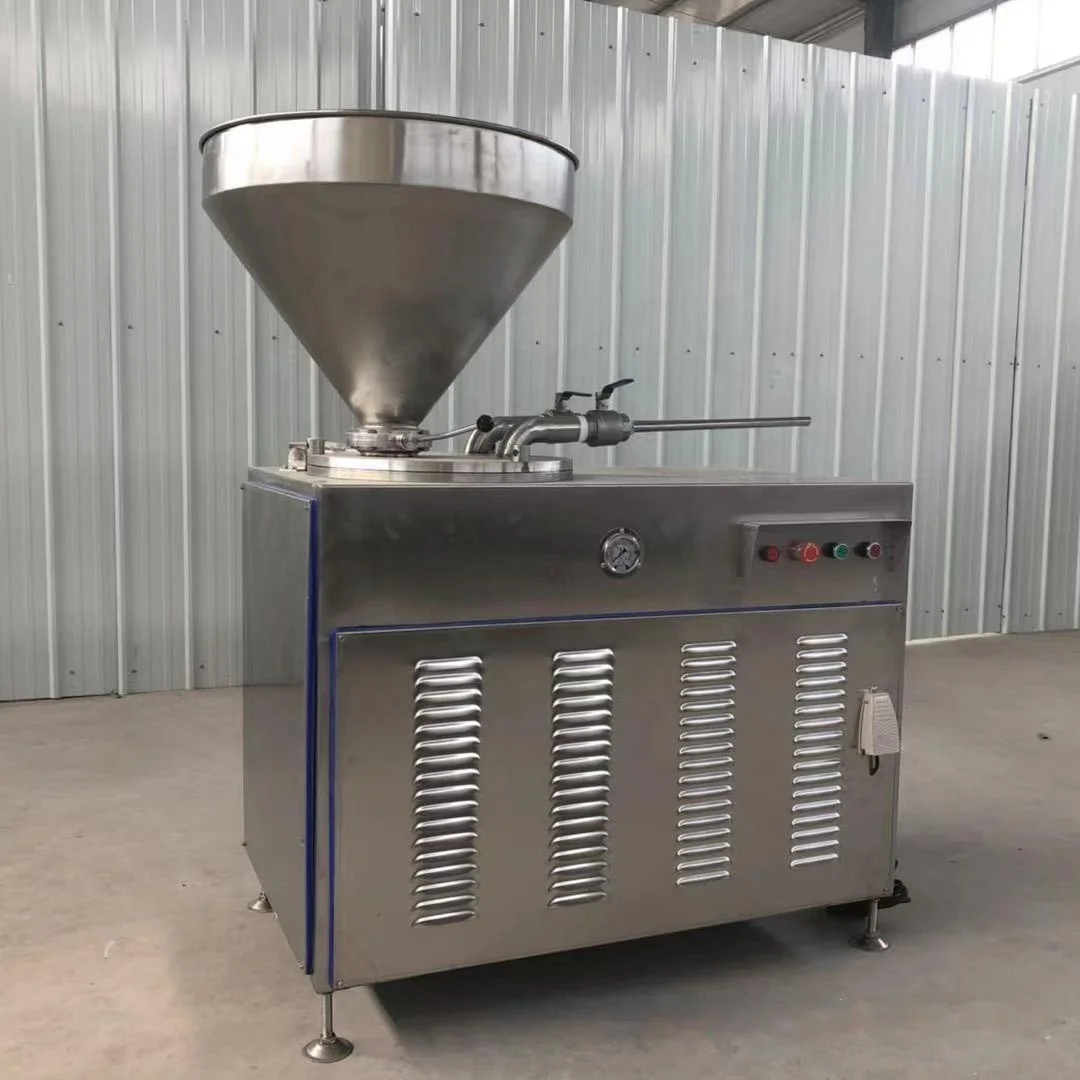 High Capacity 50L Hydraulic Sausage Filling Maker Machine Meat Stuffer Processing Machinery for Making Meat Enema Sausage