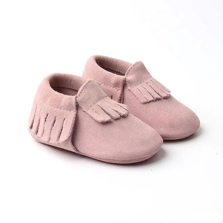 Американские розовые замшевые мокасины, детская обувь разных цветов, детская обувь для малышей на мягкой подошве, обувь для мальчиков