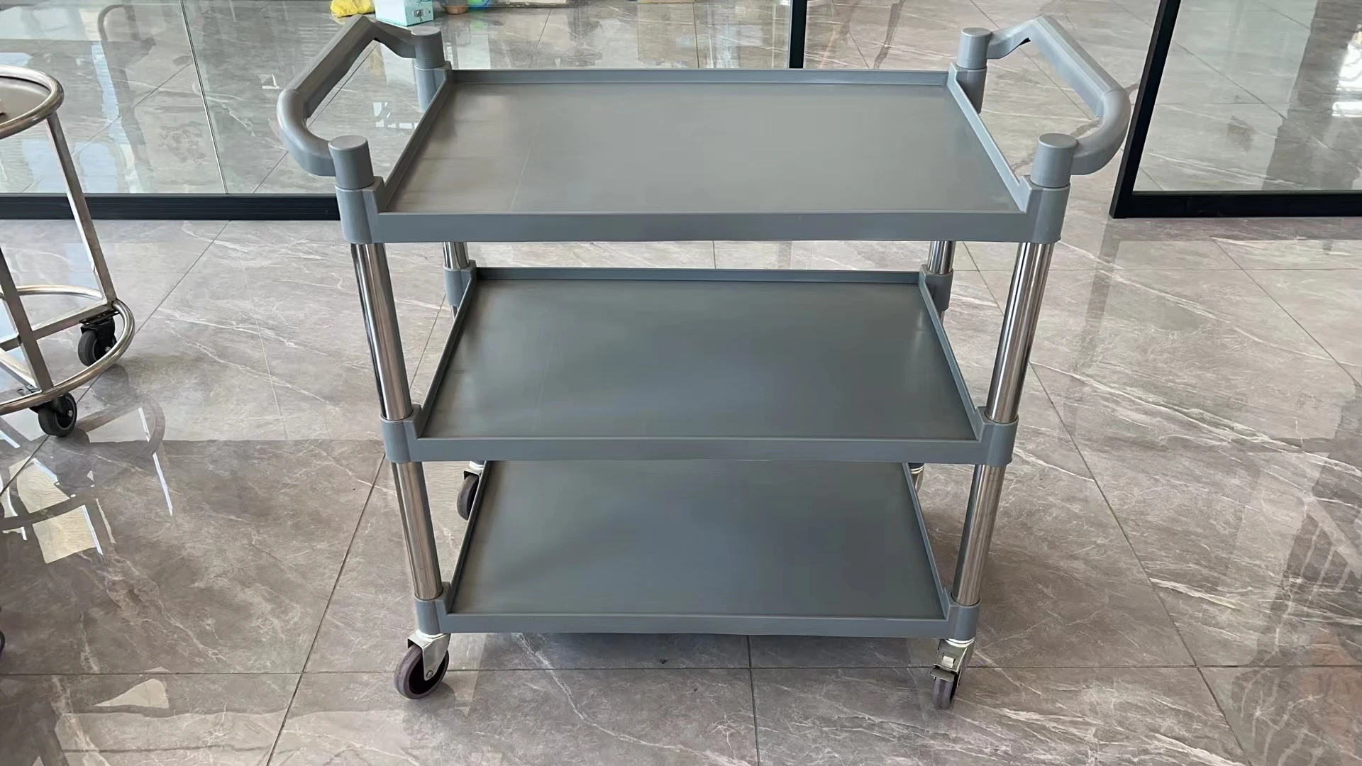 Disassembly Five Bucket Storage Restaurant Dish Collect Kitchen Serving Trolley For Hotel & Restaurants Equipment