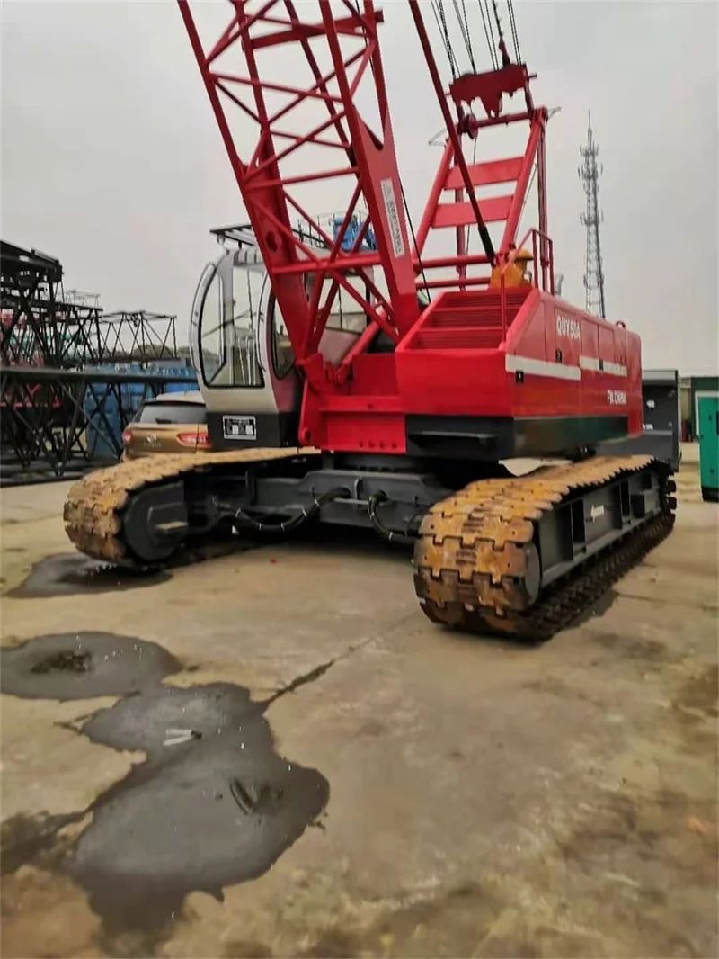 50 тонн FUWA QUY50/50 QUY50C QUY50A fuwa подержанный гусеничный кран для продажи