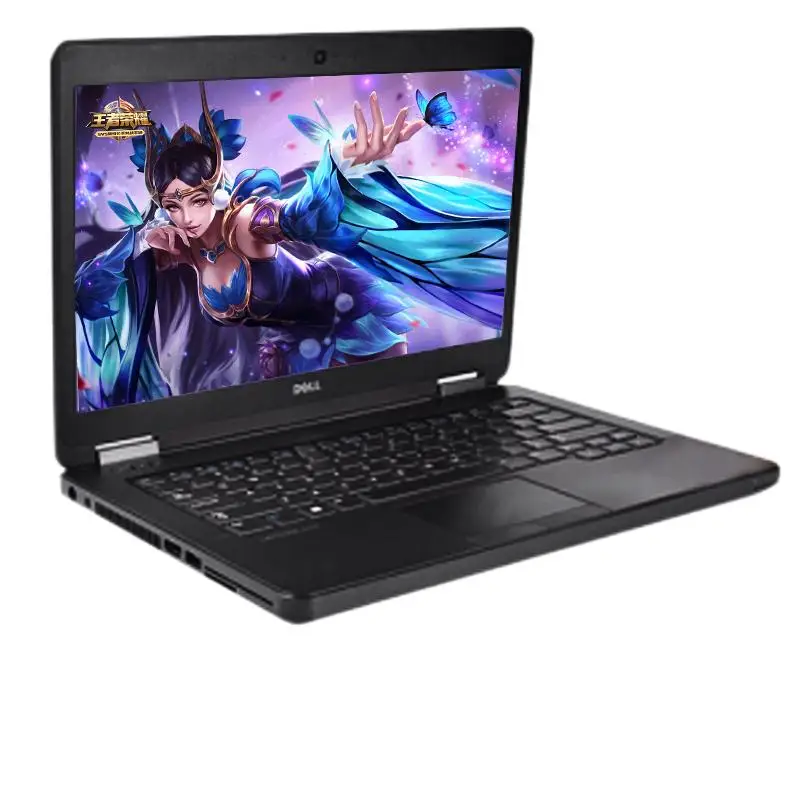 Cheap used laptop for D-ell E5440 14-inch i5 8G RAM 512G SSD  lightweight portable refurbished office gaming notebook