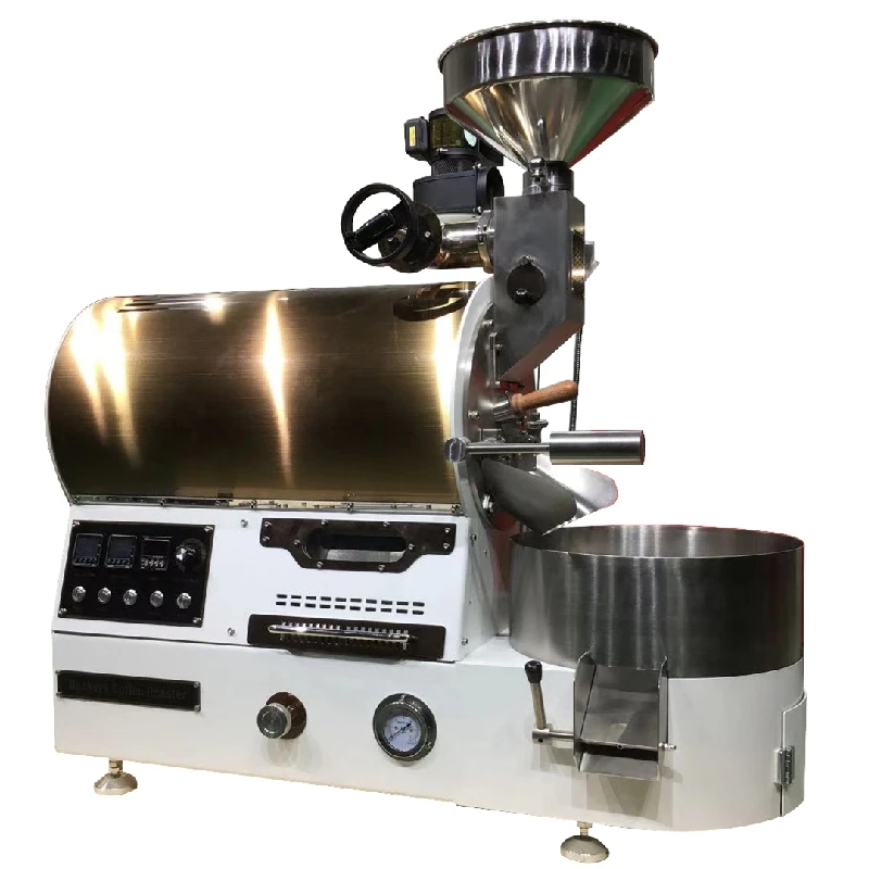 Wintop brand new 1kg 2kg coffee roaster high performance Commercial shop/home stainless steel drum Coffee Roaster