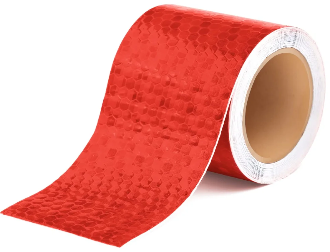 Wholesale High-Visibility PVC Honeycomb Reflective Tape for Enhanced Truck and Vehicle Safety