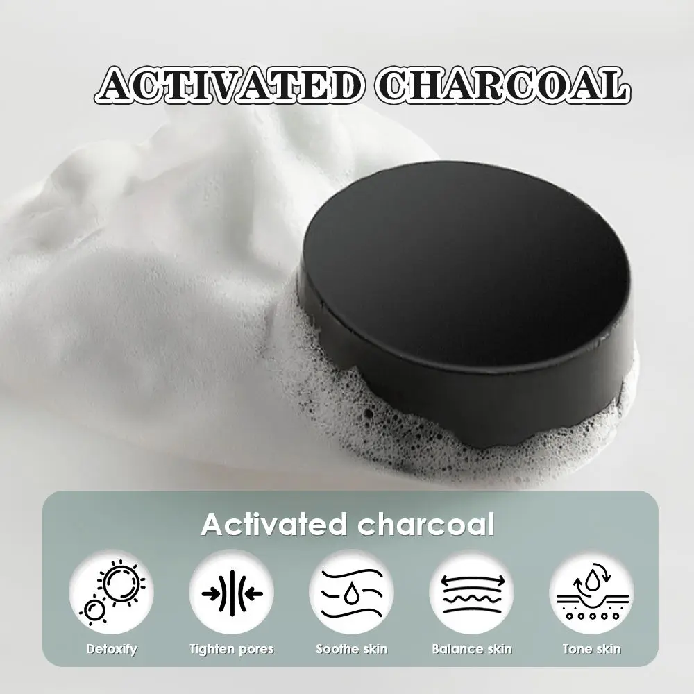 Manufacturers Custom Wholesale Handmade Soap Bar African Organic Charcoal Hand Made Body Mens Black Soap