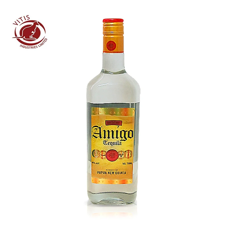 Premium Amigo Tequila 40% alc Glass Tequila Bottle 750 ml Alcoholic Beverage Tequila Drinks For Restaurant