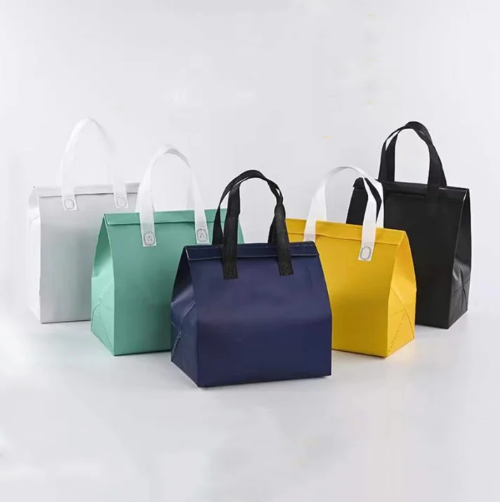 Color Non-woven Fabric Can be Customized Logo Cooler Bag Delivery Bag