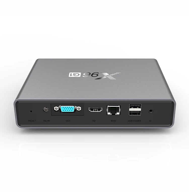 Игровой мини-компьютер Gemini Lake N4100 интеллектуальный центр управления X96 G1 4 Гб поддержка двух
