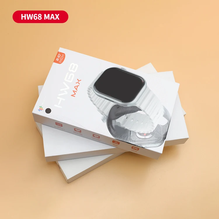 New Hw68 Max Sports Call Smartwatch Step Counting Motion Track Fitness Tracking Wireless Charging Smart Watch