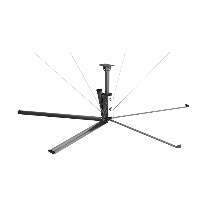 
20ft/6.1m high quality low price big size industrial energy-saving ventilation air coolong HVLS gear motor ceiling fan in stock 