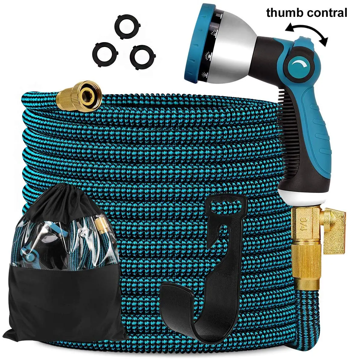 New Expandable 25-200 Feet Garden Watering Hose High Pressure Car Wash Magic Flexible Water Hose Garden Irrigation Tools