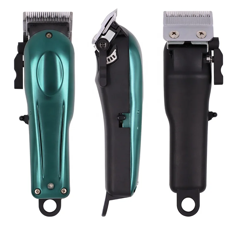 2024 New Design Professional Barber Use Cordless Hair Clipper Hair Trimmer with Charging Base Stand