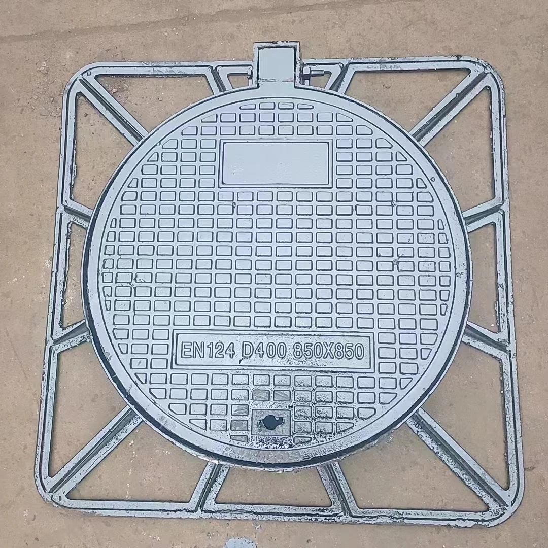 High Quality Cast Iron Square Manhole Cover with ISO Steel Straps & Wooden Crates Die Casting Safety-Use Chinese Manufacturer