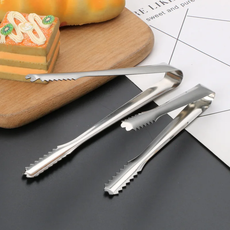 Wholesale Gold Color Stainless Steel Ice Cube Serving Tongs