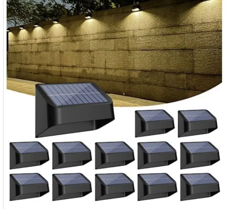 Solar Wall Lights Outdoor Decorative Garden Patio Household Rainproof Up and Down Glowing Outdoor Decorative Fence Lights